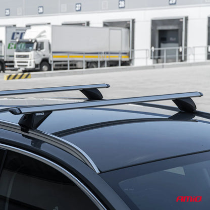 Aluminium integrated roof rack bars 135 cm model CRR-04