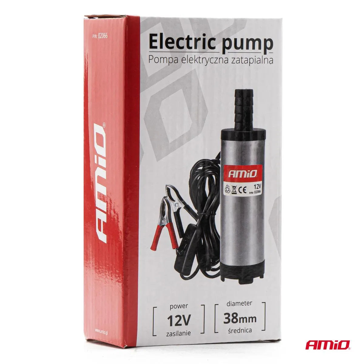 AMiO Electric Diesel Pump 12V Submersible Diameter 38 mm - CAR by AMiO | Buy Online at VROOMPARTSSHOP