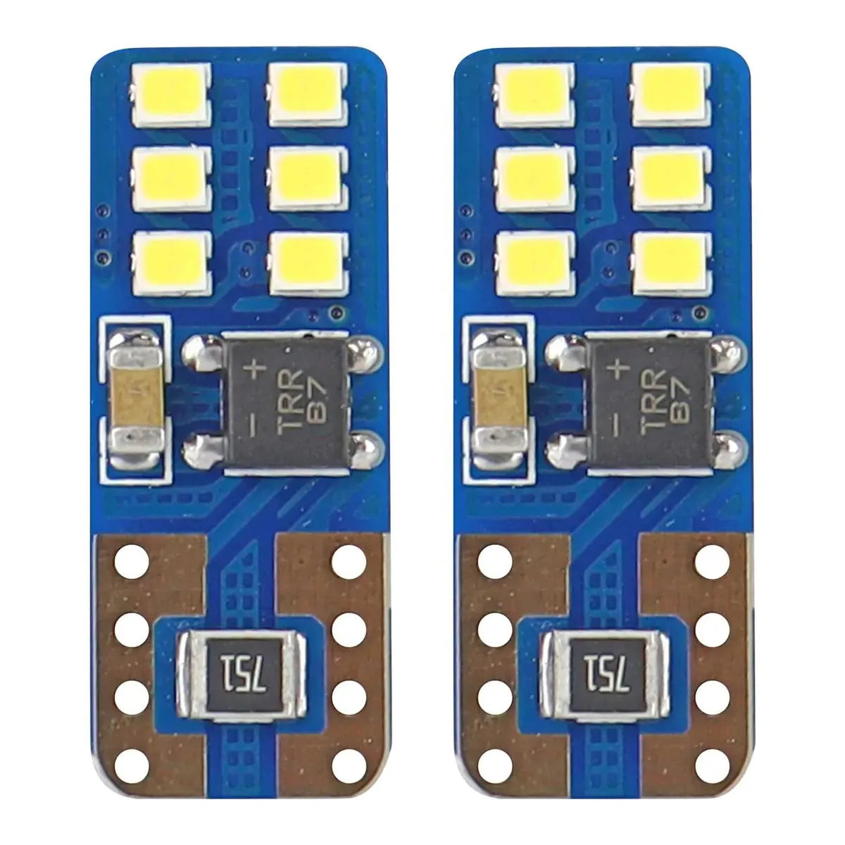 AMiO LED CANBUS 12SMD UltraBright 2016 T10e (W5W) White 12V/24V - CAR by AMiO | Buy Online at VROOMPARTSSHOP