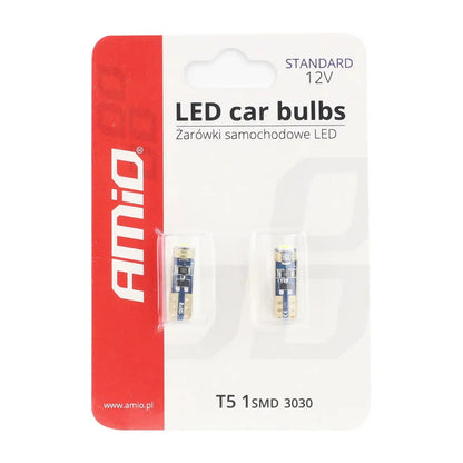 AMiO LED STANDARD T5 1xSMD 3030 12V High Power - CAR by AMiO | Buy Online at VROOMPARTSSHOP