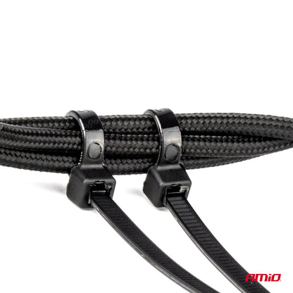 Cable ties black 48x200mm - 100 pcs