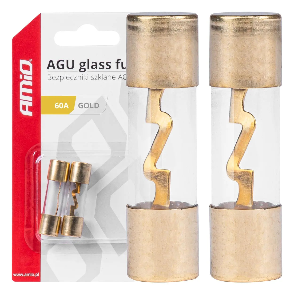 Car AGU glass fuses 60A