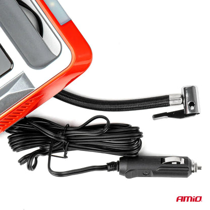 Car Air compressor with digital pressure gauge and LED light 12V ACOMP-18