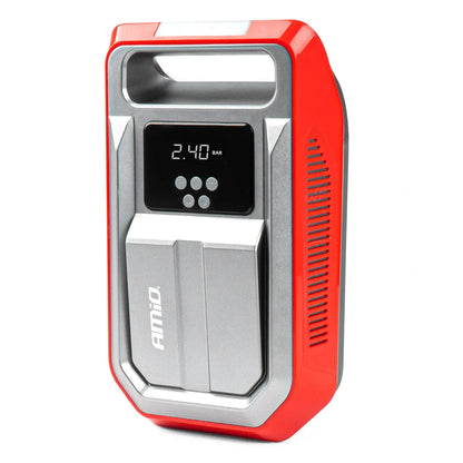 Car Air compressor with digital pressure gauge and LED light 12V ACOMP-18