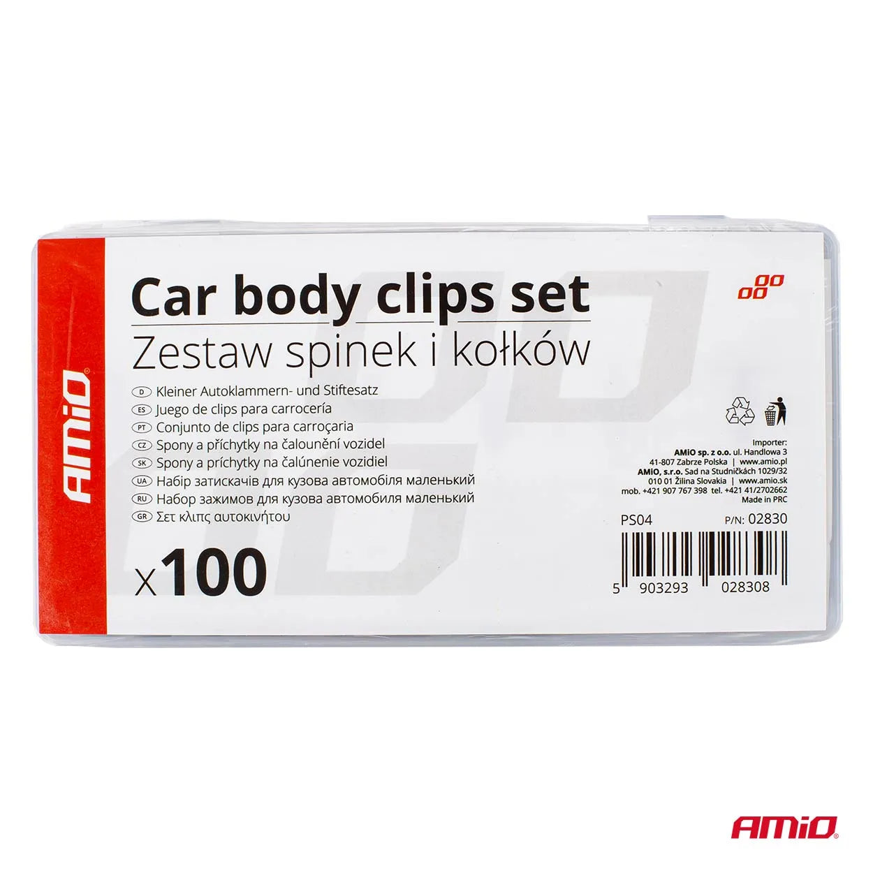 Car Body Clips set 100pcs