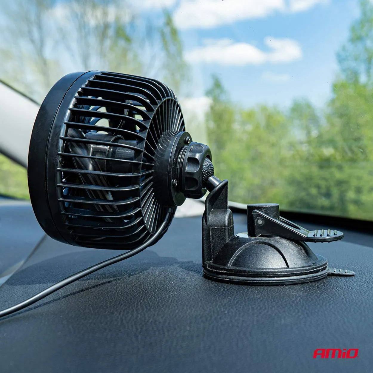 Car fan with suction cup 6 12V