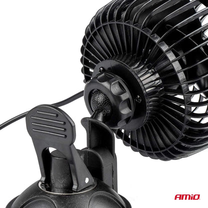 Car fan with suction cup 6 12V