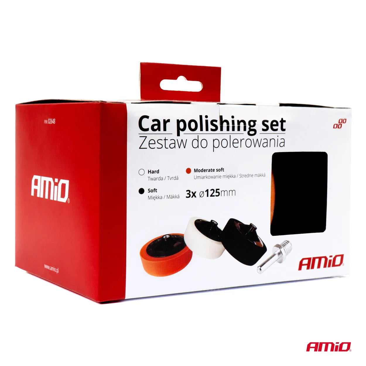 Car polishing set 3 x 125mm + M14