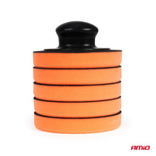 Car Wax Pad set with Gripper Handle 10cm 5pcs