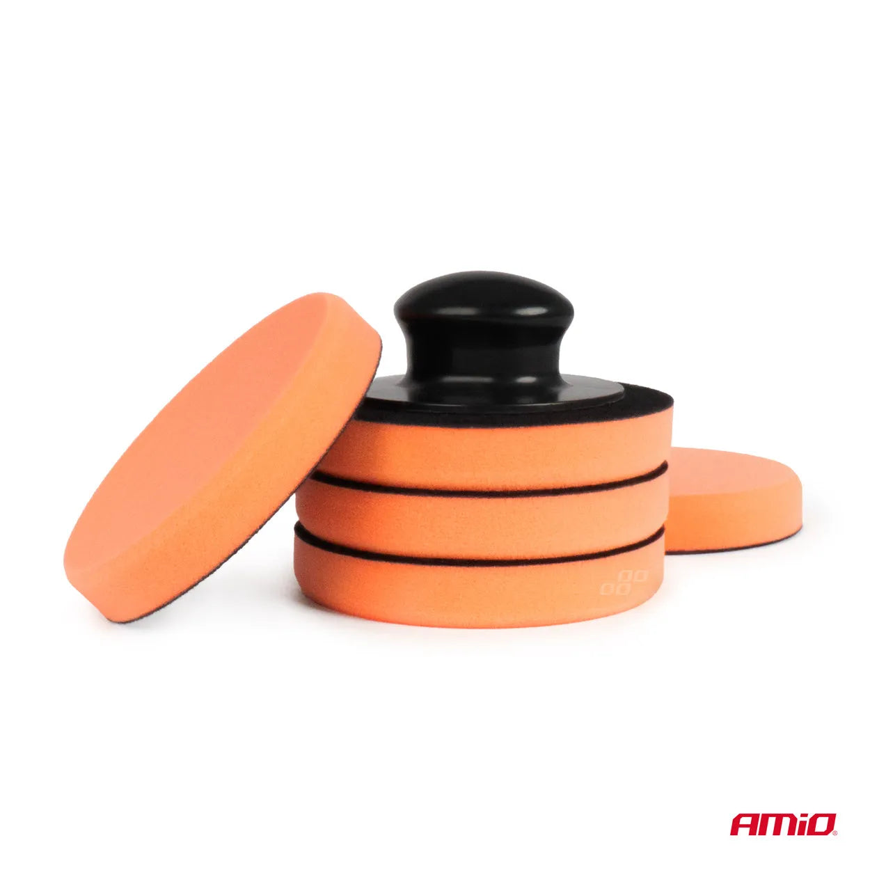 Car Wax Pad set with Gripper Handle 10cm 5pcs