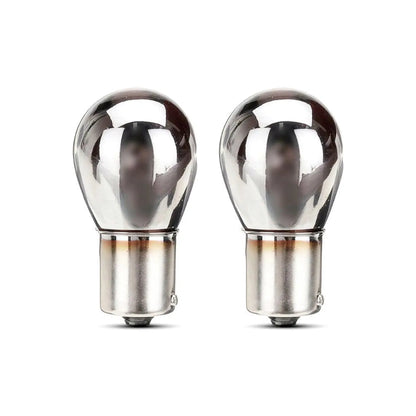 Chrom turn lights bulb P21W BAU15s 12V blister 2pcs