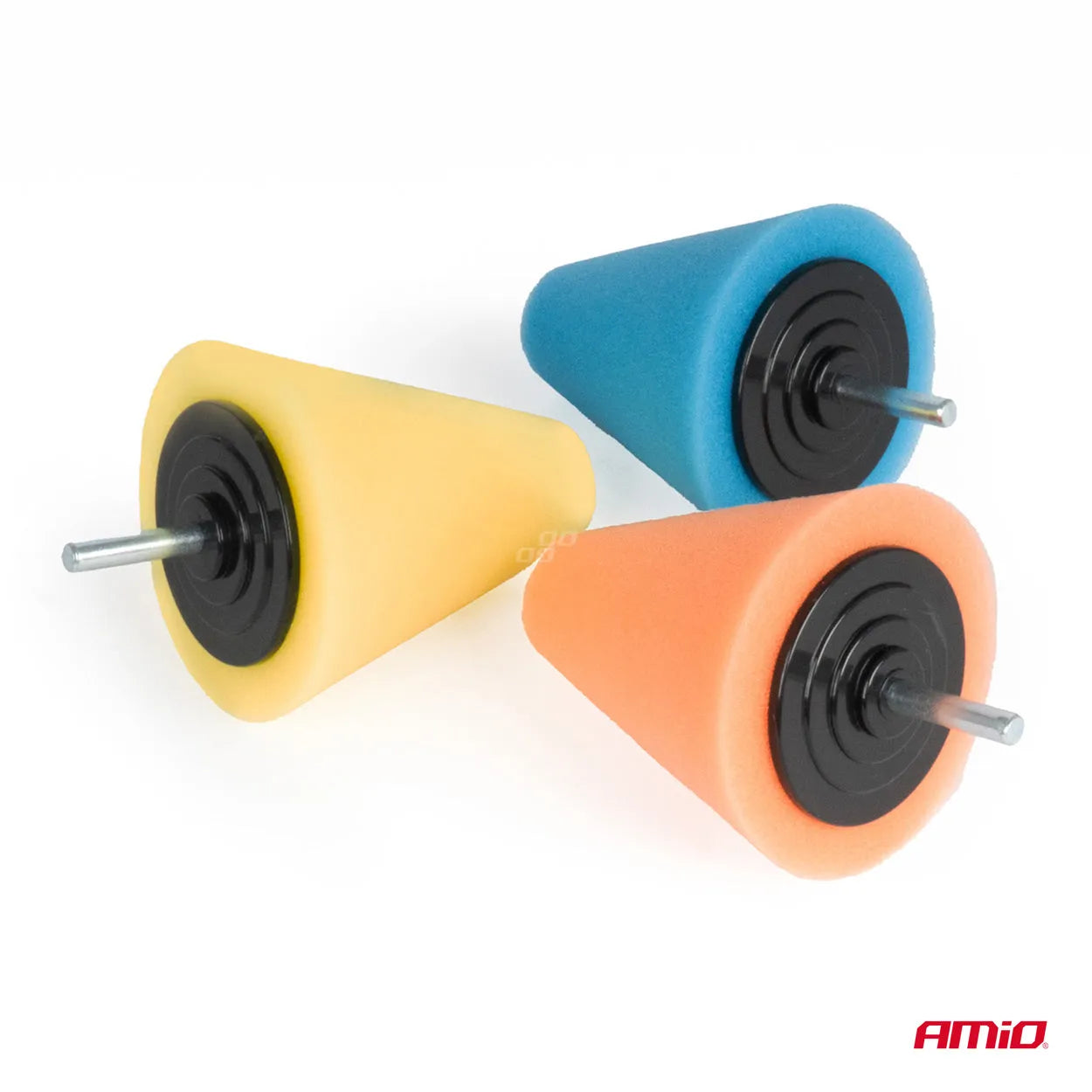 Cone shaped Polishing sponge for Automotive Car Wheels 3 pcs