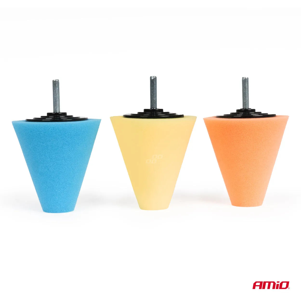 Cone shaped Polishing sponge for Automotive Car Wheels 3 pcs