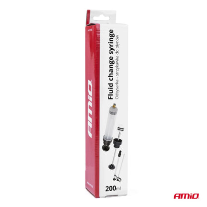 Fluid change syringe