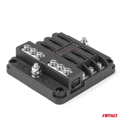 Fuse box set with neutral line 6 socktes