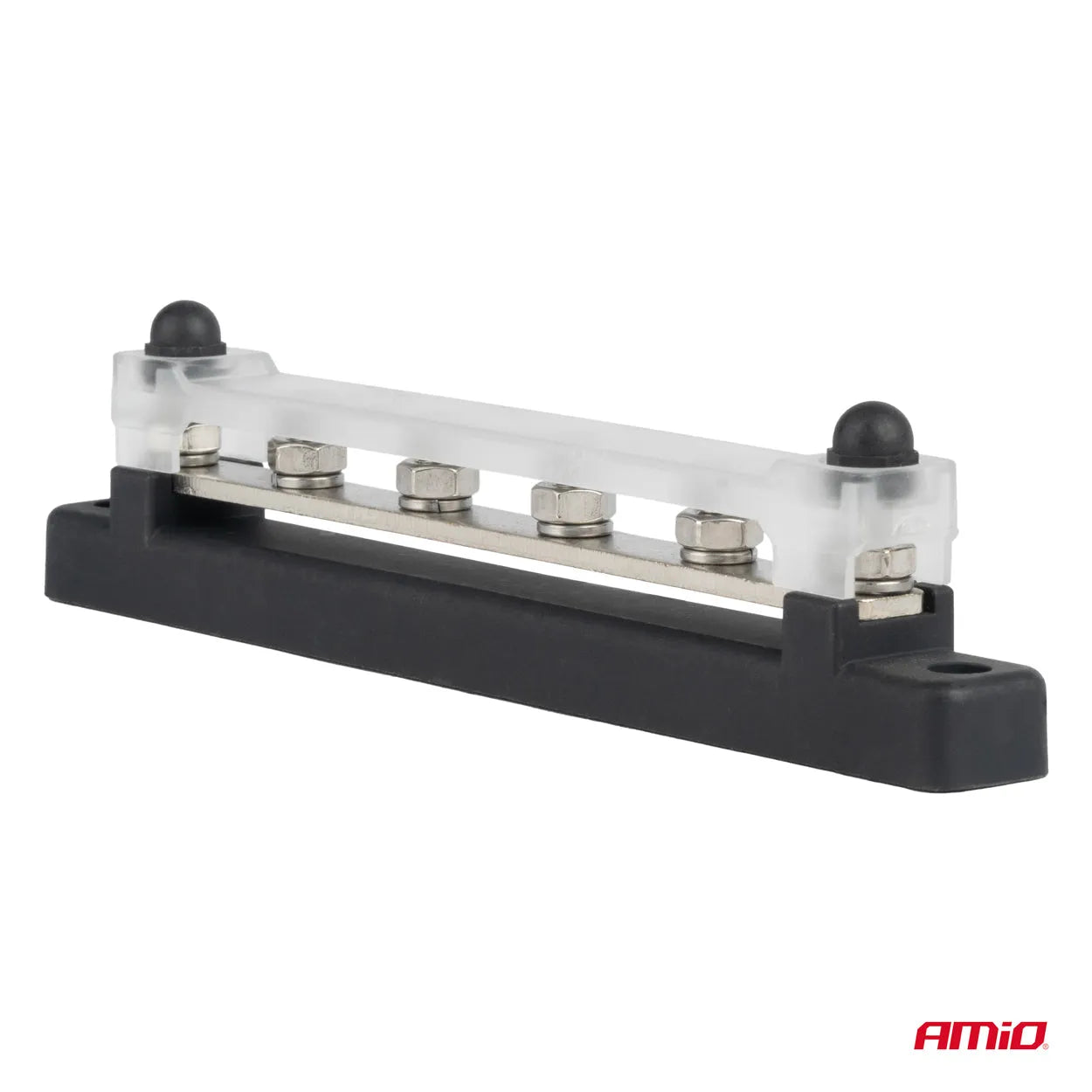 Ground distribution block plus bus bar M6 12V - 48V 150A