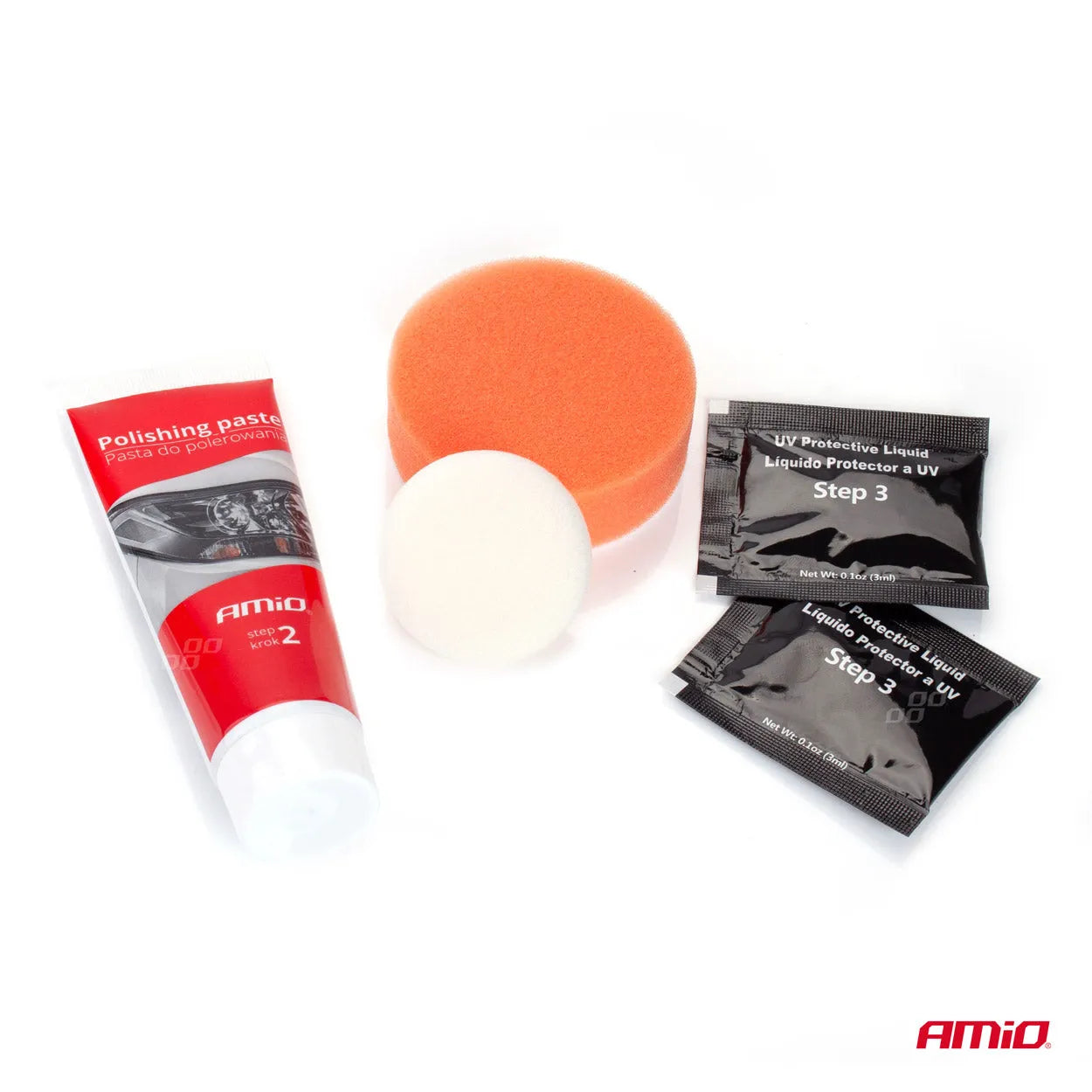 Headlight polishing kit