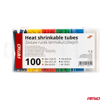 Heat shrinkable tubes 100 pcs