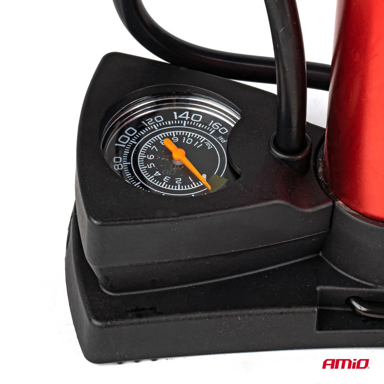 High Pressure Mini foot pump with pressure gauge PU03