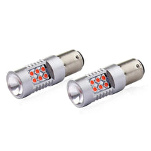 LED CANBUS 3030 24SMD 1157 BAY15D PR21/5W Red 12V/24V