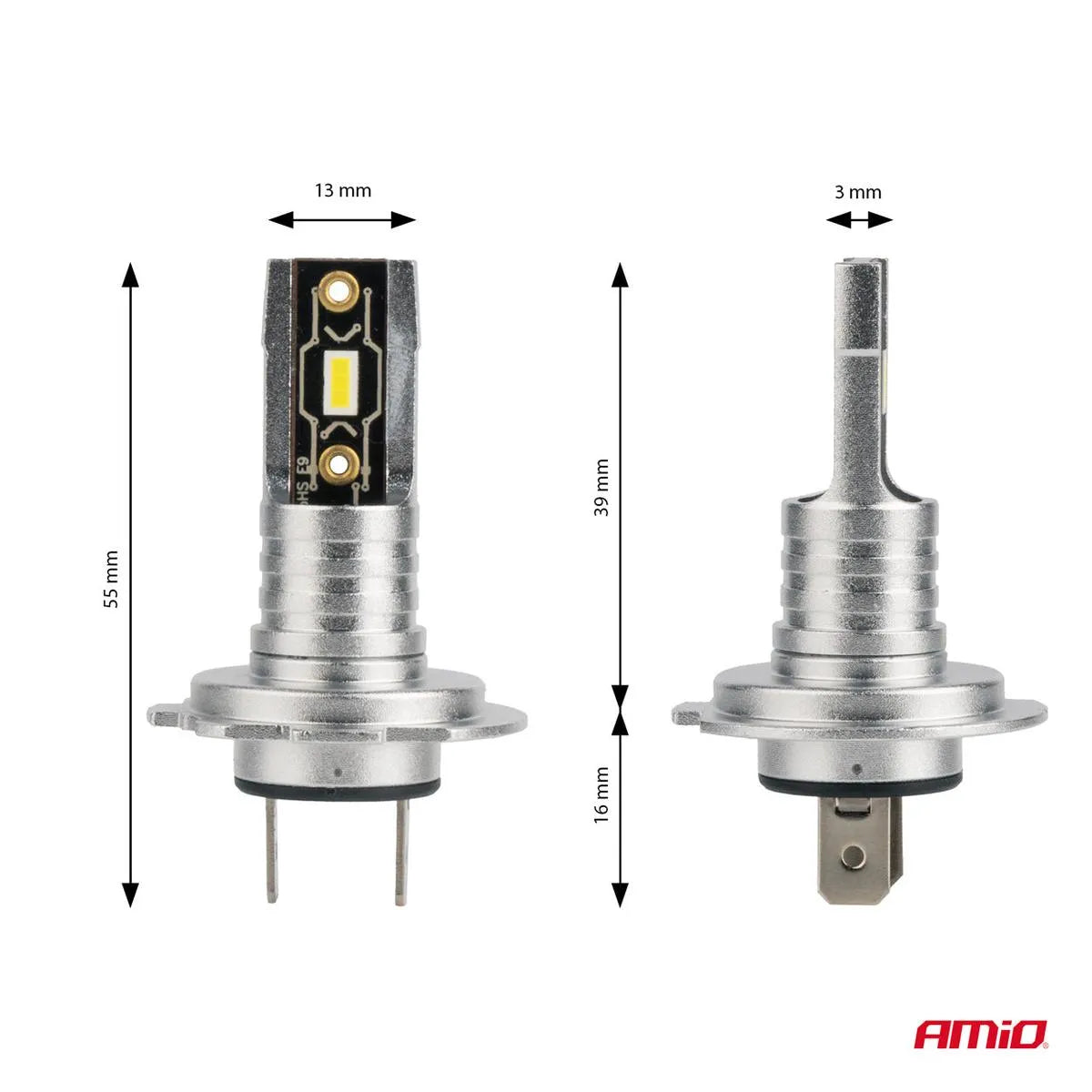 LED Headlights H-mini Series H7/H18 AMiO - CAR by AMiO | Buy Online at VROOMPARTSSHOP