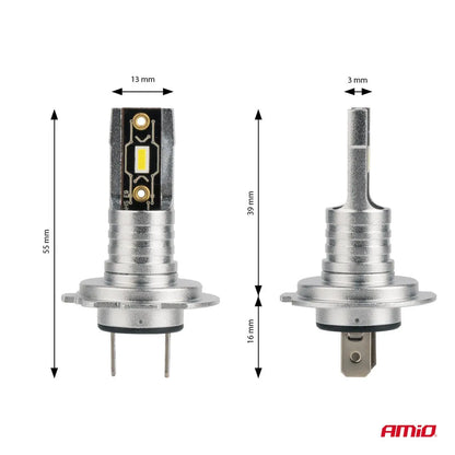 LED Headlights H-mini Series H7/H18 AMiO - CAR by AMiO | Buy Online at VROOMPARTSSHOP