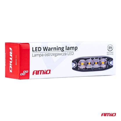 LED Warning lamp 4 LED R65 R10 12-24V