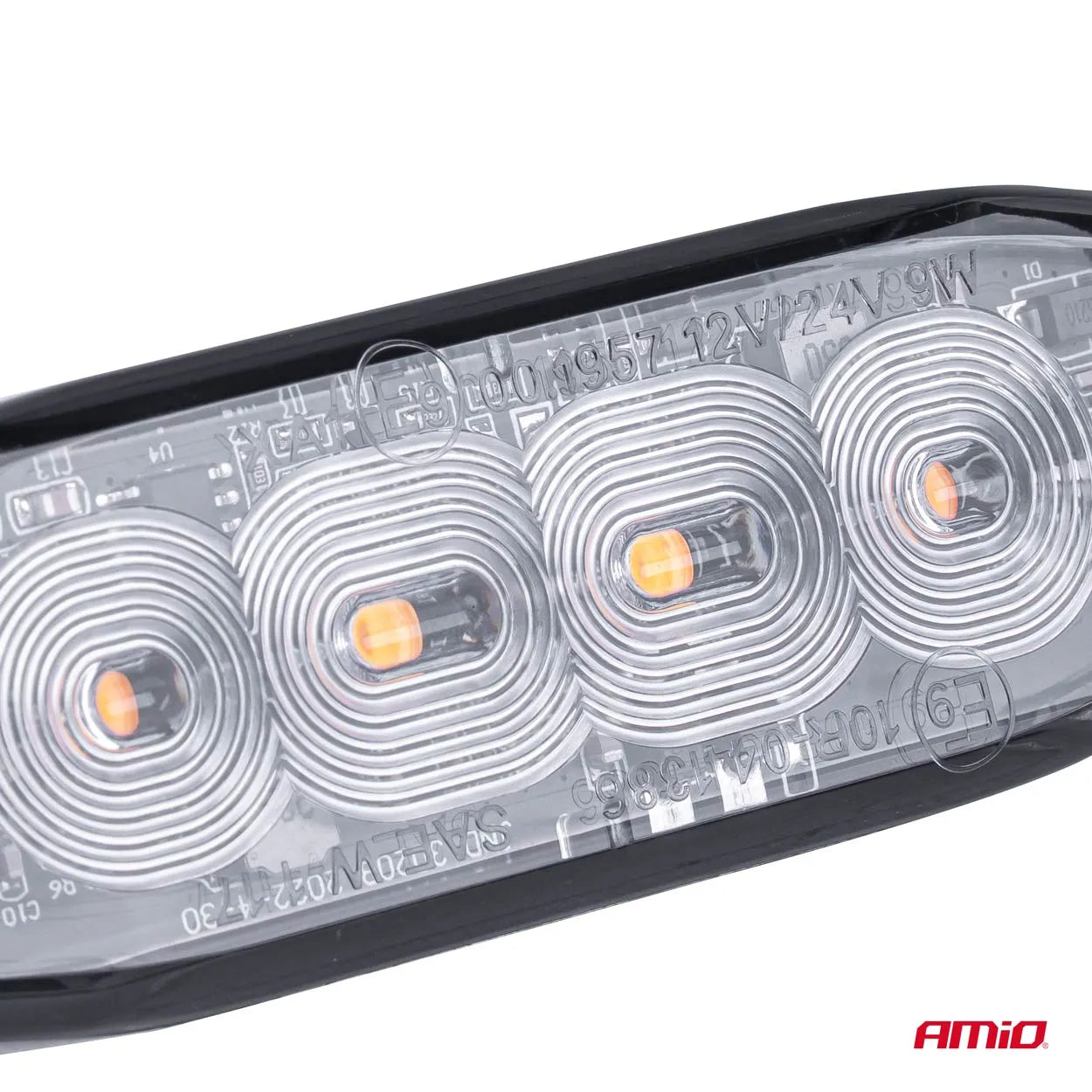 LED Warning lamp 4 LED R65 R10 12-24V