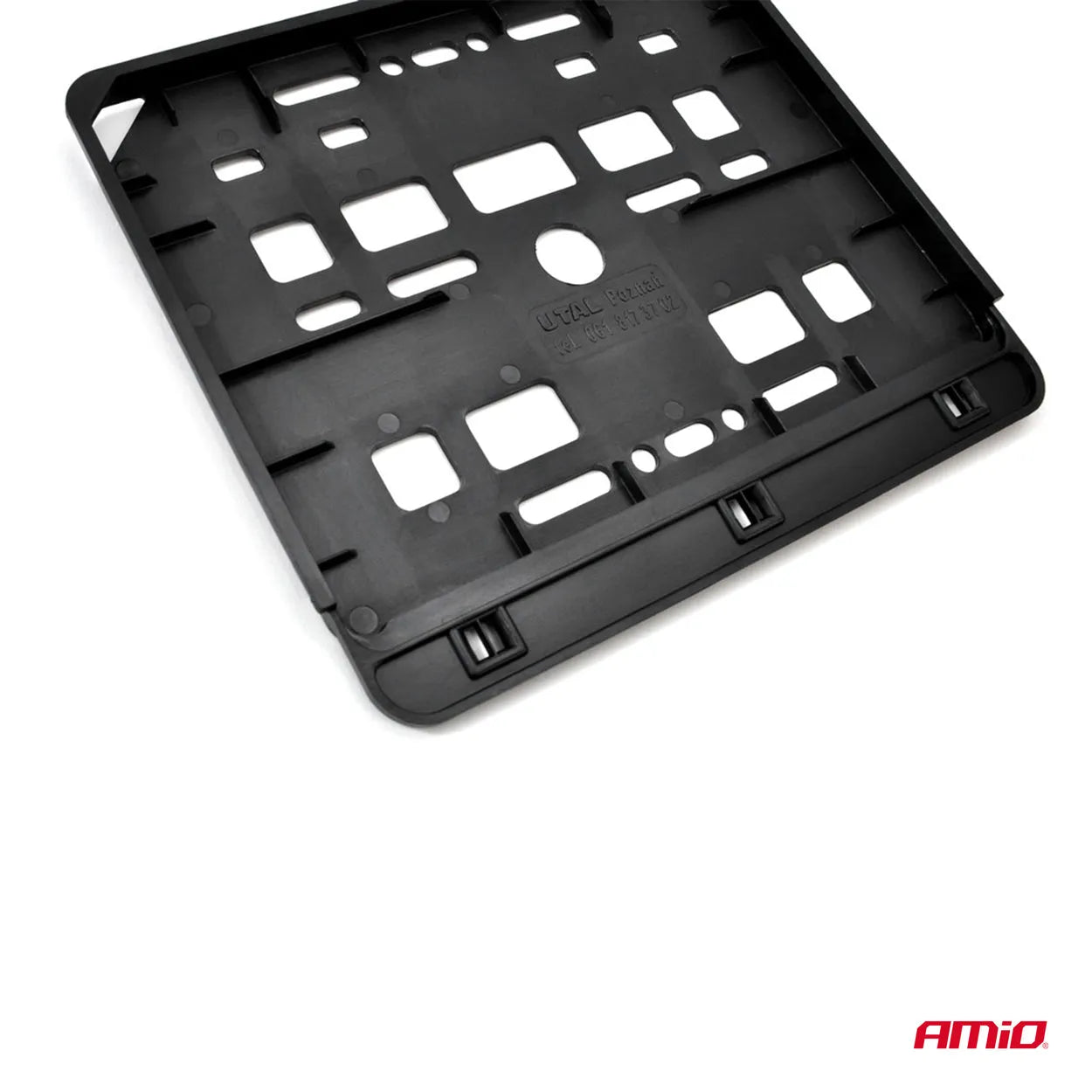 Licence plate frame - motorcycle black