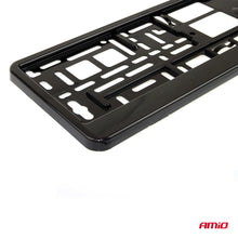 License Plate Frame - Black metalic