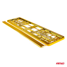 License Plate Frame - GOLD metalic