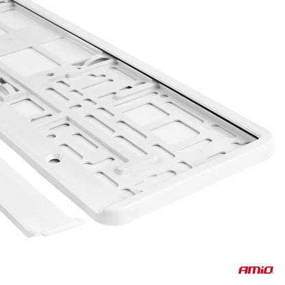 License Plate Frame - White