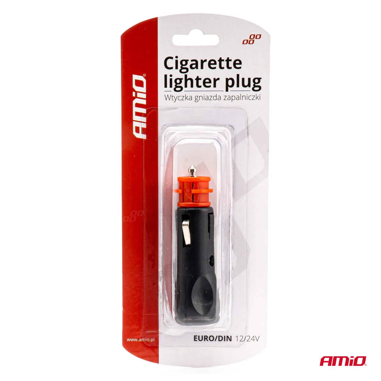 Lighter socket plug EURO/DIN 12/24V