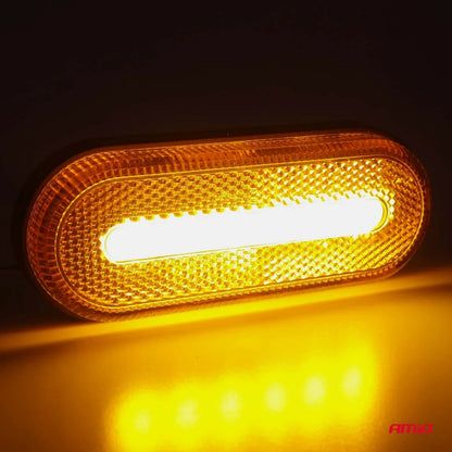 Marker outline LED light OM-01-O oval orange