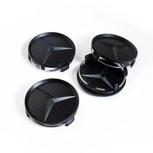 MERCEDES BENZ WHEEL CENTRE CAPS MATTE BLACK 75MM - CAR by Mercedes | Buy Online at VROOMPARTSSHOP