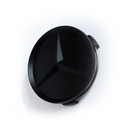 MERCEDES BENZ WHEEL CENTRE CAPS MATTE BLACK 75MM - CAR by Mercedes | Buy Online at VROOMPARTSSHOP