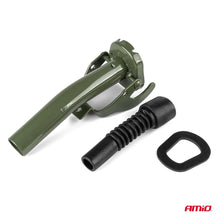 Metal jerry can spout funnel