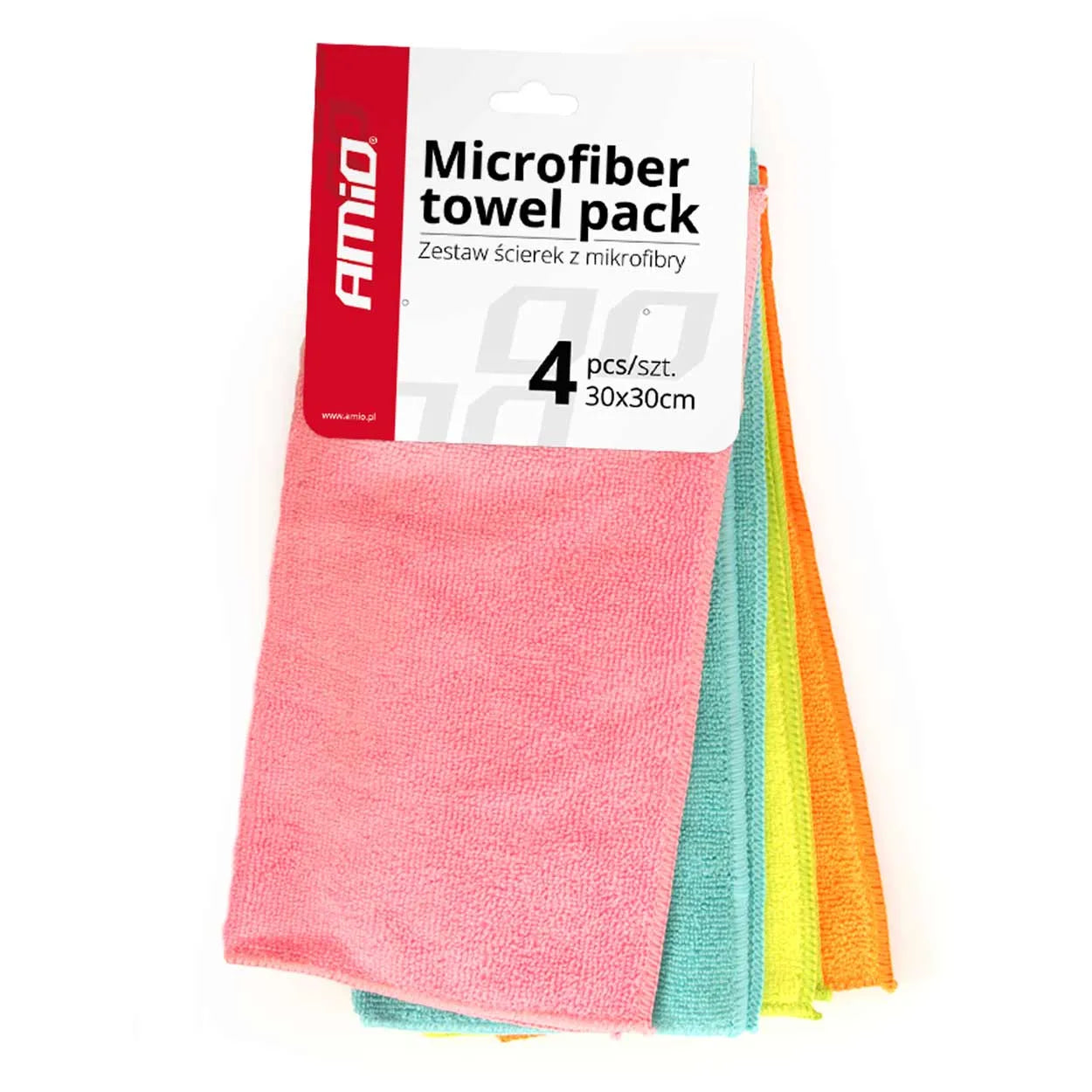Microfiber towel pack 4 pcs. 30x30 cm Cwash-02