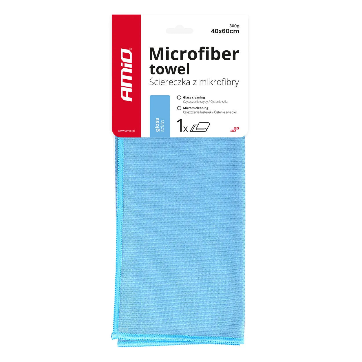 Microfiber windows polish cloth 40x60cm