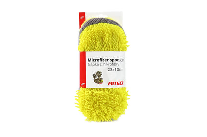 Microfiber yellow sponge 63g 23x105x5cm