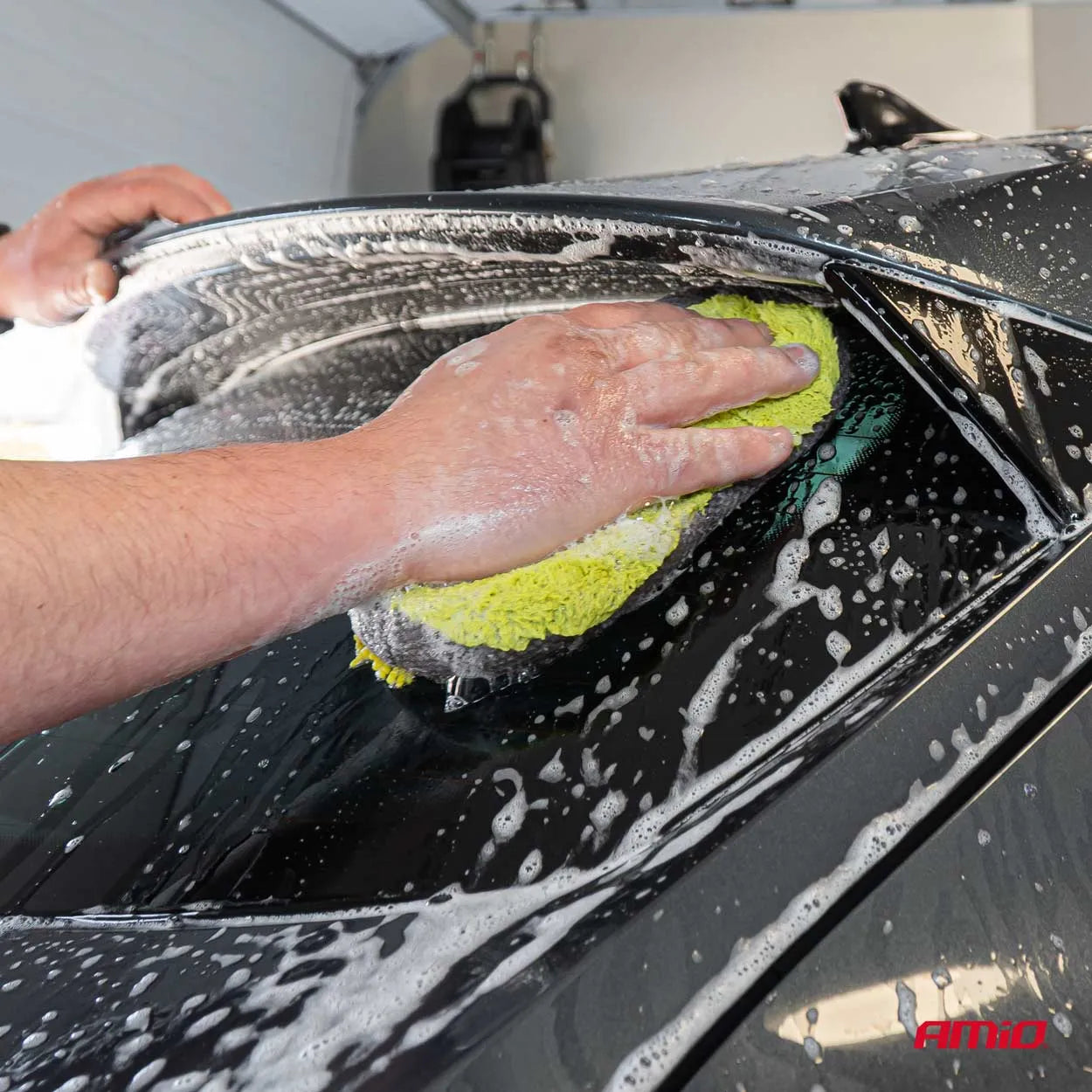 Microfiber yellow sponge 63g 23x105x5cm