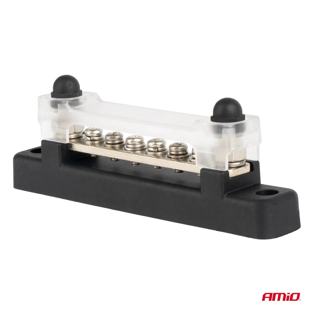 Minus bus bar M6 12V - 48V 150A ground distribution block