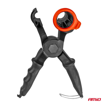 Motor oil funnel with holder 125mm