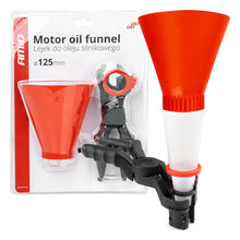 Motor oil funnel with holder 125mm