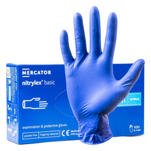 Nitrile protective gloves Nitrylex Basic size M 100 pcs