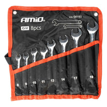 Open end spanners set 8-19 mm 8 pcs.