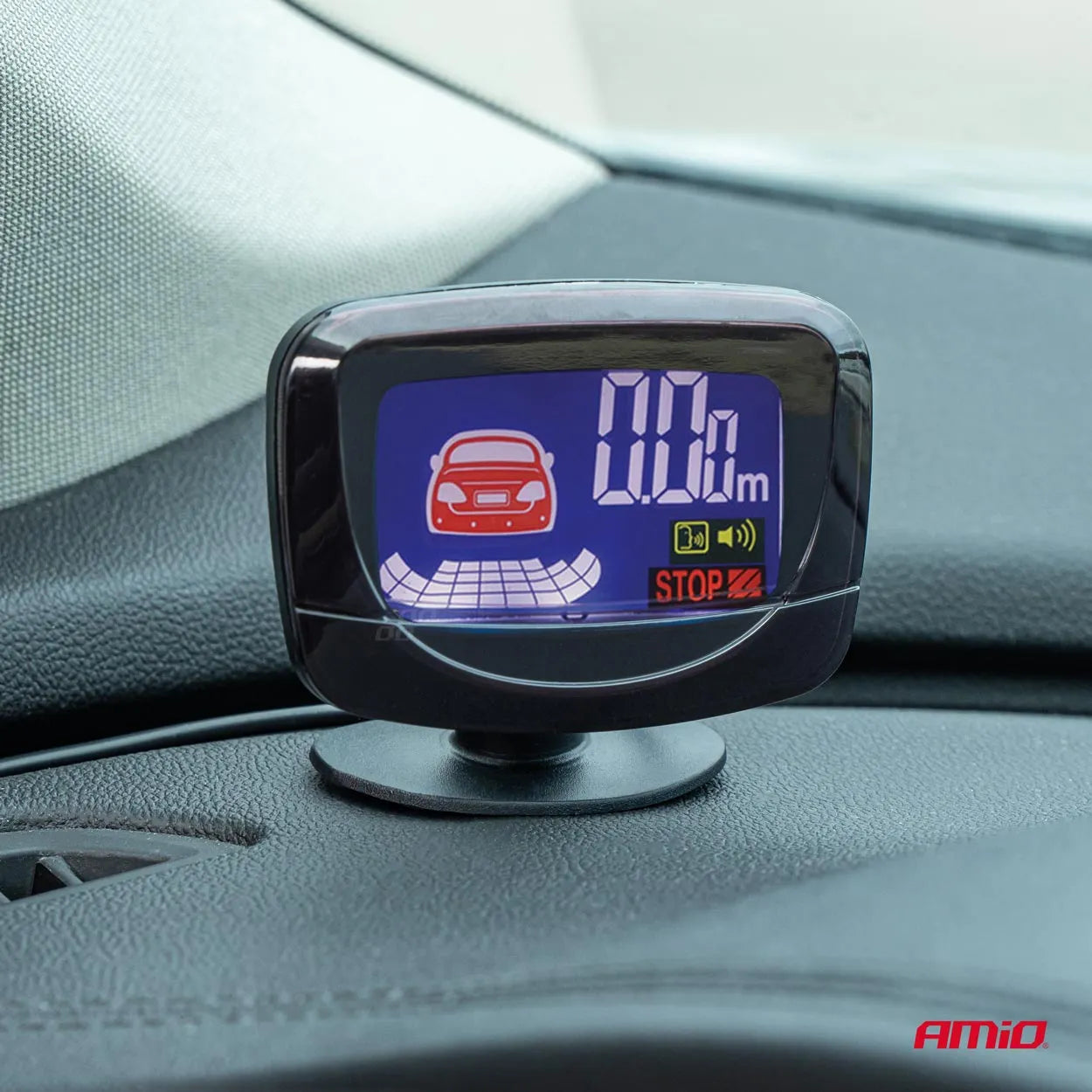 Parking assistant system LED-GRAF 4 sensor black