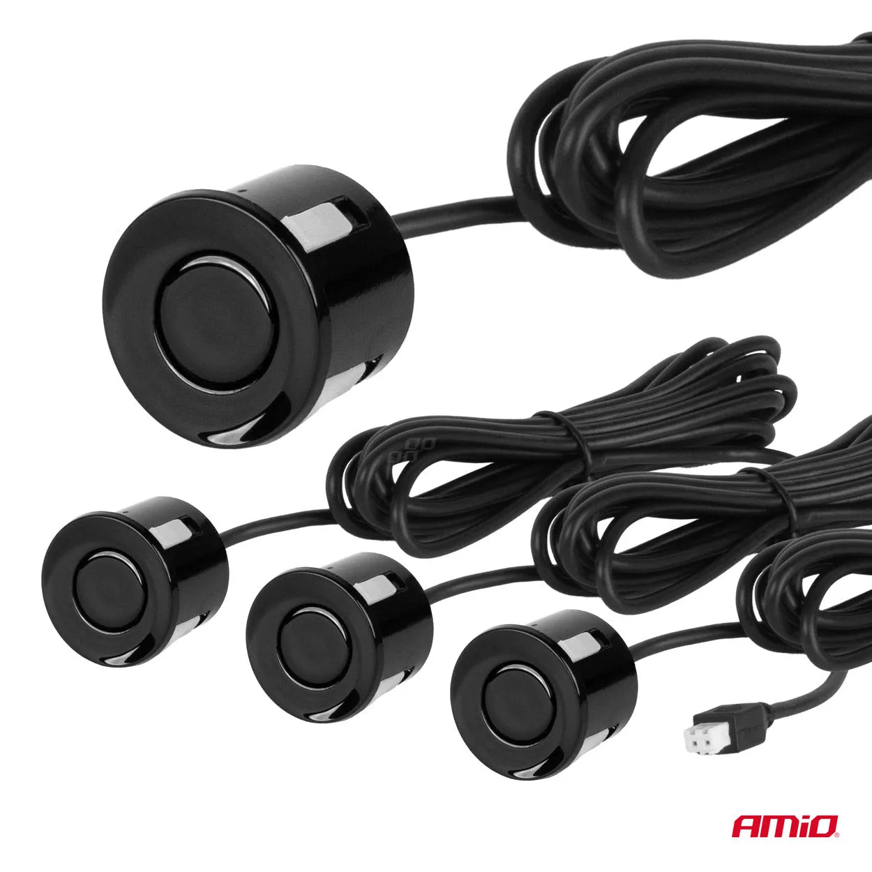 Parking assistant system LED-GRAF 4 sensor black