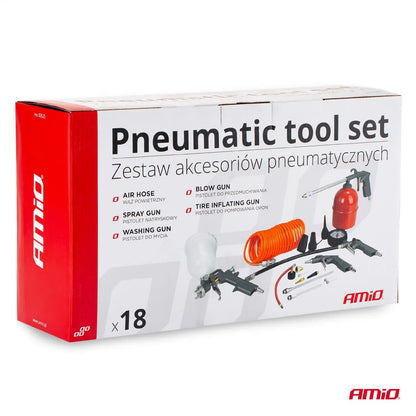 Pneumatic tool set 18 pcs PT-07