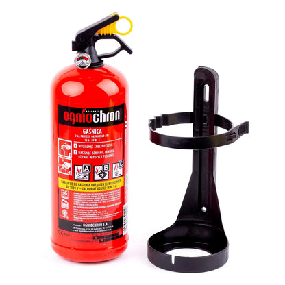 Powder fire extinguishers ABC with presure gauge and wall fixing